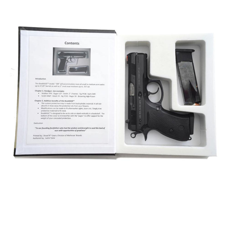 Hand Gun Hider Book Safe