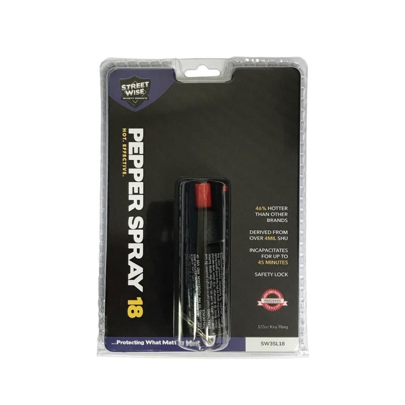Streetwise 18 Pepper Spray 0.5oz Hard-case